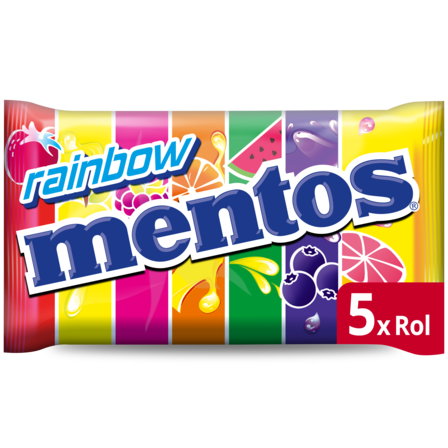 Mentos Chewy Dragees Rainbow 5 x