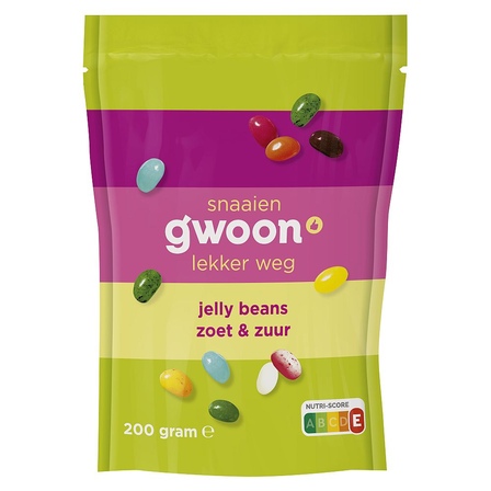 g'woon Jelly Beans Zoet & Zuur