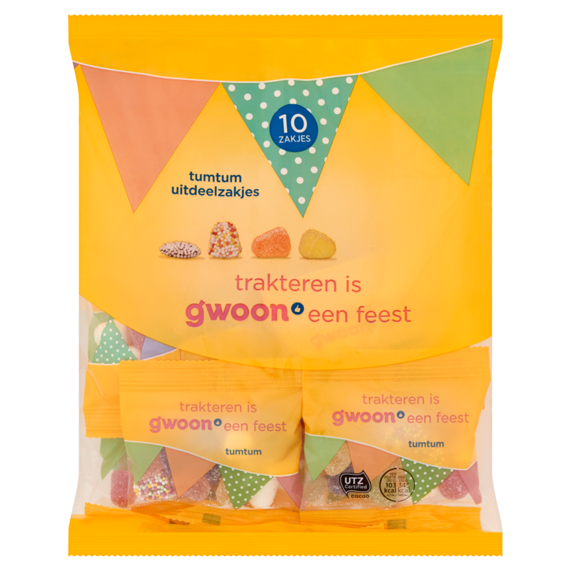 G'woon Tumtum Uitdeelzakjes