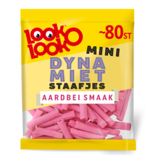 Look-O-Look Mini Dynamietstaafjes Aardbeismaak
