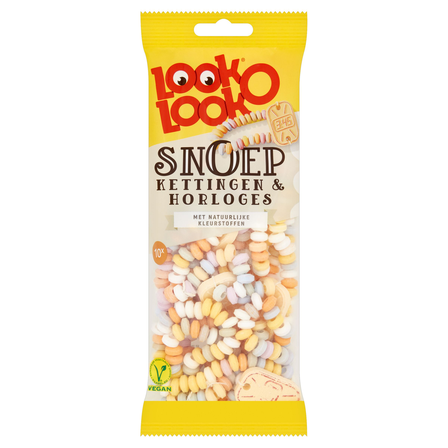 Look-O-Look Snoepketting Horloge