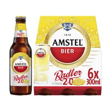 Amstel Radler Bier Citroen Fles 6 x 30 cl