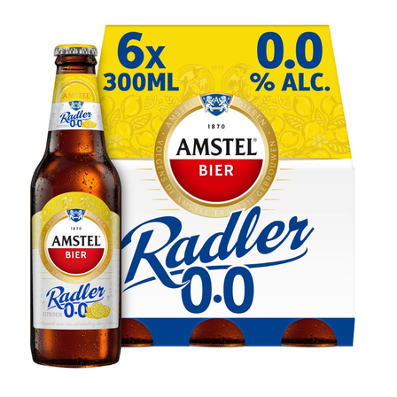 Amstel Radler 0.0 Bier Citroen Fles