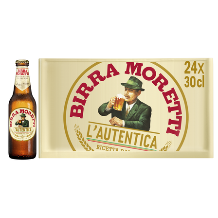 Birra Moretti Italiaans Bier Fles Krat