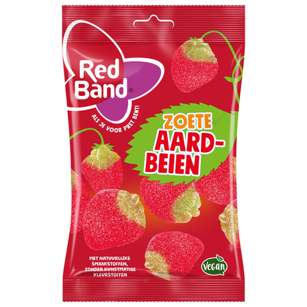 Red Band Zoete Aardbeien Zoet Snoep
