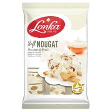 Lonka Soft Nougat Pinda's & Vruchten 220 g
