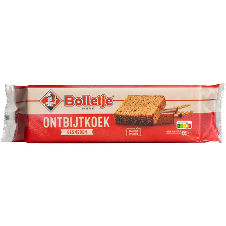 Bolletje ontbijtkoek naturel gesneden