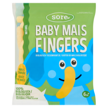 Sore Baby Mais Fingers Naturel 6+ Maanden