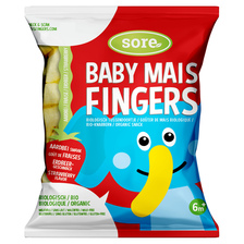 Sore Baby Mais Fingers Aardbei 6+ Maanden
