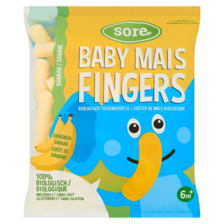 Sore Baby Mais Fingers Banaan 6+ Maanden