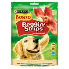 Bonzo Beggin Strips met Baconsmaak