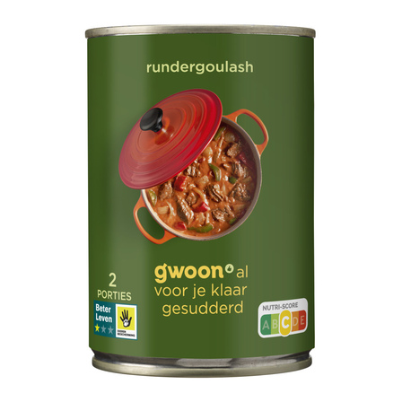 g'woon Rundvlees Goulash