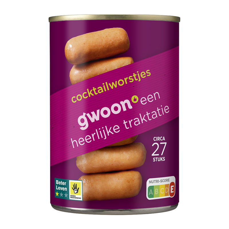 G'woon cocktailworstjes 1*bl