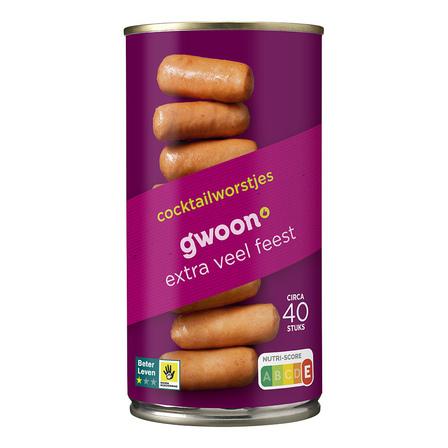 g'woon Cocktailworstjes