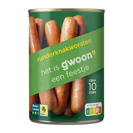 g'woon Runder Knakworsten