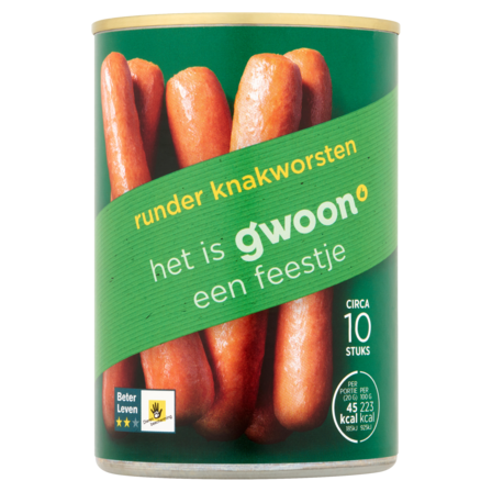 g'woon Runder Knakworsten