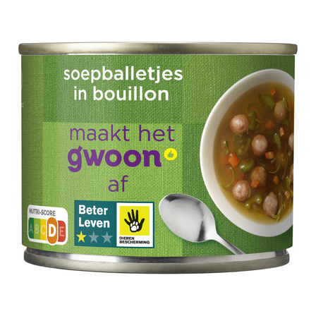 g'woon Soepballetjes