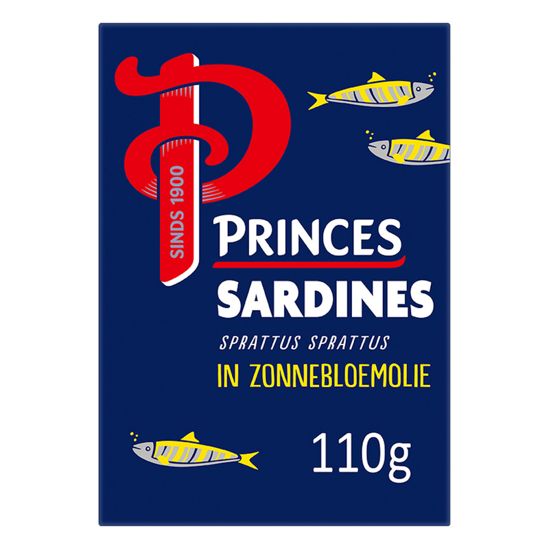 Princes Sardines in zonnebloemolie
