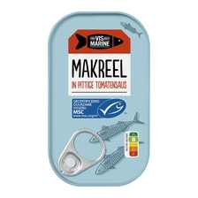 Vis Marine Makreel in Pittige Tomatensaus