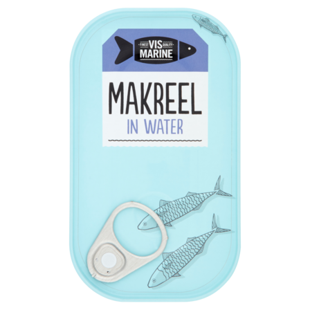 Vis Marine Makreel in Water 125 g