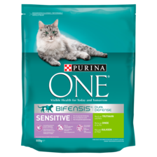 Purina One Bifensis Sensitive Adult Brokjes kalkoen