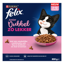 Felix Dubbel Zo Lekker Junior met Kip, Kalkoen, Melk en Groe