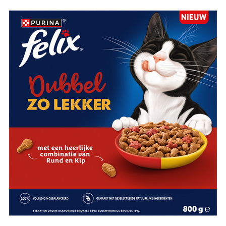 Felix Dubbel Zo Lekker met rund en kip