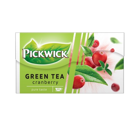 Pickwick Cranberry Groene Thee 20 Stuks