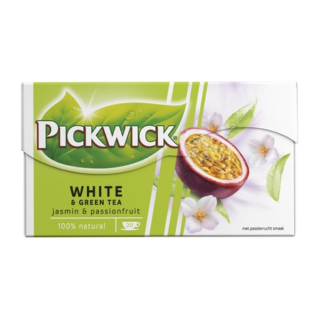 Pickwick Groene en Witte thee  Jasmijn & Passiefruit