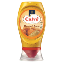 Calvé Saus Squeeze Mosterd 250 ml