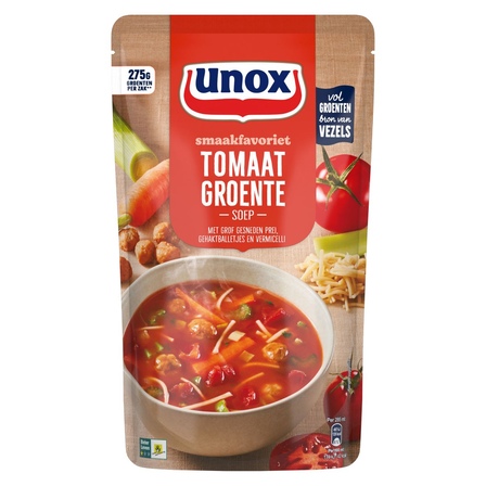 Unox Soep In Zak Tomaat Groentesoep 570 ml