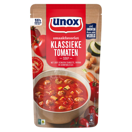 Unox Soep In Zak Klassieke Tomatensoep