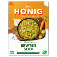 Honig basis voor Maaltijdsoep Erwten 137 g