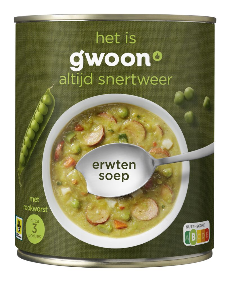 G'woon erwtensoep 800ml