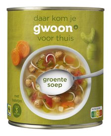 g'woon Groentesoep met Balletjes 800 ml