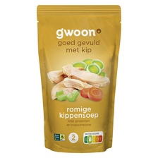 g'woon Romige Kippensoep met Groenten en Mascarpone