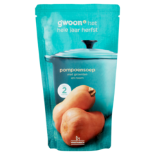 g'woon Pompoensoep met Groenten en Room