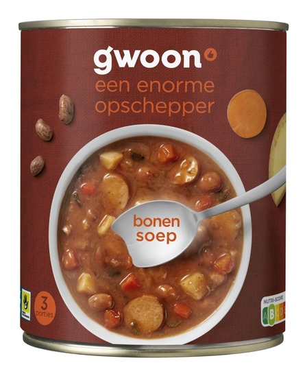 g'woon Bruine Bonensoep