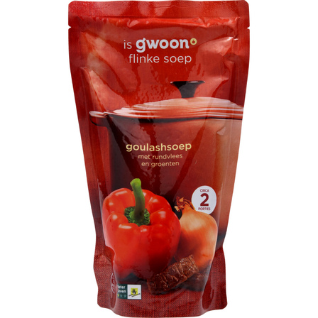 G'woon Goulashsoep in zak