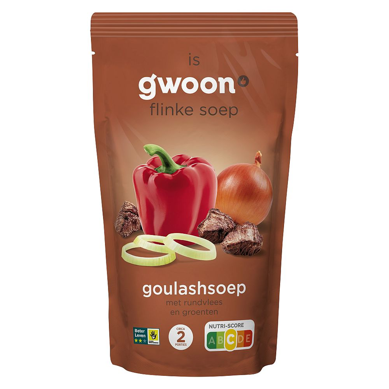G'woon Goulashsoep in zak