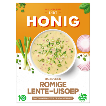 Honig basis voor Romige Lente-uisoep 102 g