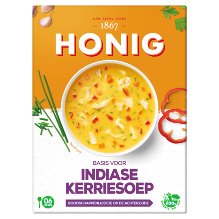 Honig basis voor Indiase Kerriesoep