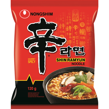 Nongshim Shin Ramyun noodles