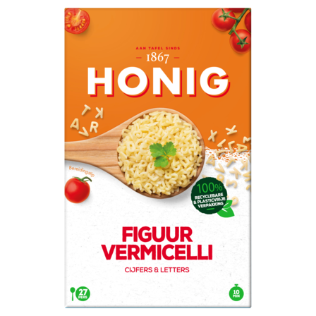 Honig Figuurvermicelli Cijfers en Letters