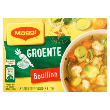 MAGGI Groente Bouillon Tabletten 8 Stuks 81,6 g