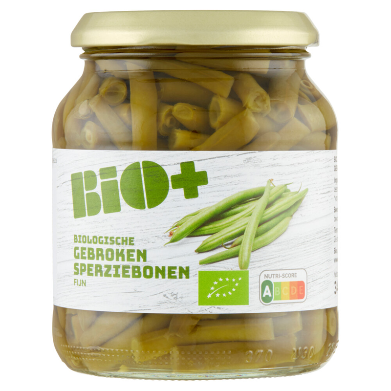 Bio+ sperziebonen fijn 340ml
