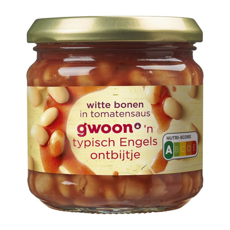 g'woon Witte Bonen in Tomatensaus