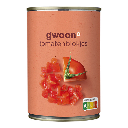 g'woon Tomatenblokjes