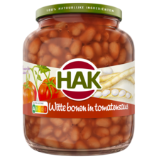 Hak Witte Bonen in Tomatensaus 720 g