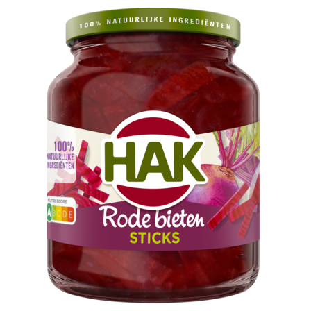 Hak Rode Bieten Sticks 355 g